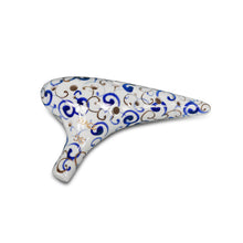 Load image into Gallery viewer, 12 Hole Blue and White Porcelain Ocarina Set For Professional Musicians