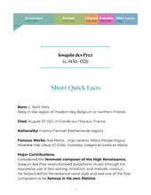 Load image into Gallery viewer, The Great Composers Series: Josquin des Prez