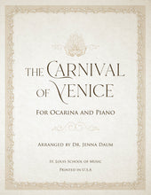 Load image into Gallery viewer, The Carnival of Venice - Technical Development Through Twenty-three Variations for Double Ocarina
