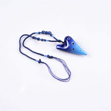 Load image into Gallery viewer, 6 Hole E Major Ocarina Mini Necklace (5 colors)