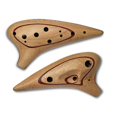 Load image into Gallery viewer, STL Ocarina Alto Wooden Ocarina in F Both Sides