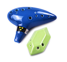 Load image into Gallery viewer, 12 Hole Zelda Tenor Ocarina and Rupee Tenor Ocarina with Two Zelda Songbooks 
