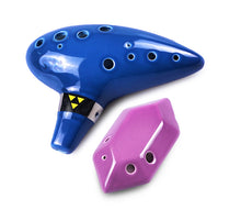 Load image into Gallery viewer, 12 Hole Zelda Tenor Ocarina and Rupee Tenor Ocarina with Two Zelda Songbooks 