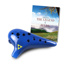Load image into Gallery viewer, New 12 Hole Plastic Zelda Tenor Ocarina in C Major with Zelda Songbook